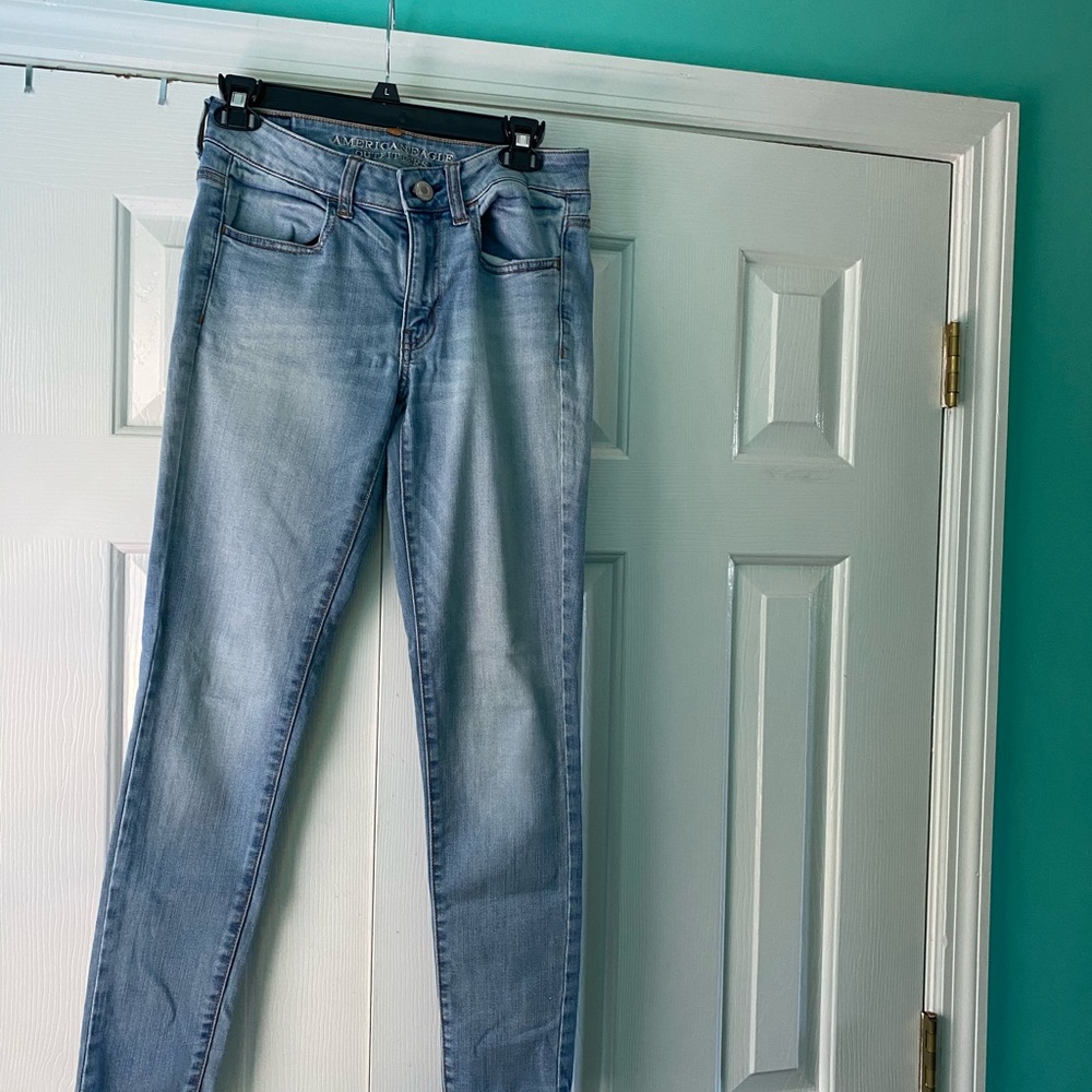 American eagle jeggings supper stretch size 6